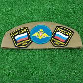 Пилотка военная СА ВС СССР сувенирная с Гербом и значками оригинал хаки (1405023) - ВОЕНТОРГ ТЫЛОВИК