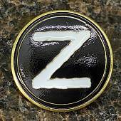 Знак нагрудный Z черный на пимсе (2301600) - ВОЕНТОРГ ТЫЛОВИК