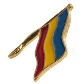 Знак фрачный Флаг ( флажок ) Донское казачество на флагштоке на пимсе (2302935) - ВОЕНТОРГ ТЫЛОВИК