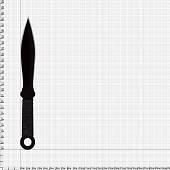 Нож метательный набор из 3-х ножей в чехле 65х13 шнур (3916014) - ВОЕНТОРГ ТЫЛОВИК