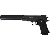 Пистолет GALAXY пневматический страйкбольный Colt 1911 PD с глушителем магазин 10 шт калибр 6 мм (3219053) - ВОЕНТОРГ ТЫЛОВИК