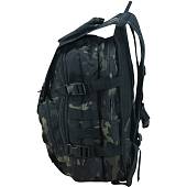 Рюкзак TAC тактический Combat MOLLE 30х45х25 38 л камуфлированный camo-multi черный (3306036) - ВОЕНТОРГ ТЫЛОВИК