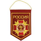 Вымпел средний с вышивкой ВВ МВД РФ 21х15 см краповый (4503046) - ВОЕНТОРГ ТЫЛОВИК