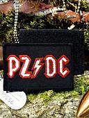 Нашивка ( шеврон патч patch ) тактическая PZ#DC вышитая на липучке 75х50 черная (2509931) - ВОЕНТОРГ ТЫЛОВИК
