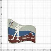Значок ( знак ) олимпийский Ванкувер / Vancouwer 2010 команда России Биатлон / Biathlon коллекционный на пимсе (2308048) - ВОЕНТОРГ ТЫЛОВИК