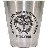 Набор походный стопки ( рюмки ) с гравировкой ВДВ России в чехле 4х30 мл (3405229) - ВОЕНТОРГ ТЫЛОВИК
