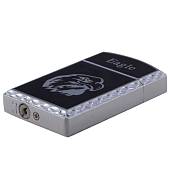 Зажигалка  газовая Eagle ( орел ) серебристо-черная (4403355) - ВОЕНТОРГ ТЫЛОВИК