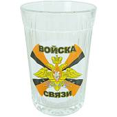 Стакан граненый с символикой Войска связи России (4609121) - ВОЕНТОРГ ТЫЛОВИК
