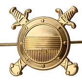 Эмблема ( знак ) петличная ( петлица ) Внутренние войска МВД золотистая (2102125) - ВОЕНТОРГ ТЫЛОВИК