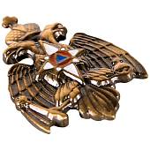 Знак фрачный МЧС ( Министерство чрезвычайных ситуаций ) России ( орел ) на пимсе (2302040) - ВОЕНТОРГ ТЫЛОВИК