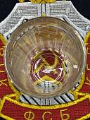 Стакан граненый с символикой КГБ СССР (4609193) - ВОЕНТОРГ ТЫЛОВИК