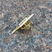 Знак фрачный Штандарт ( триколор ) на пимсе золотистый (2302087) - ВОЕНТОРГ ТЫЛОВИК
