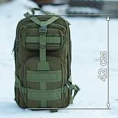 Рюкзак TAC штурмовой 30х45х23 30 л оливковый (3306992) - ВОЕНТОРГ ТЫЛОВИК