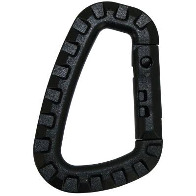 Карабин ( carabiner ) Geoline GPc-PC-1 54742 пластиковый чёрный (3323014) - HAKKI.RU