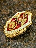 Знак нагрудный ФСВНГ ( Росгвардия ) РФ ОТЛИЧНИК СЛУЖБЫ В В/Ч И ПОДРАЗДЕЛЕНИЯХ РХБЗ (2301620) - ВОЕНТОРГ ТЫЛОВИК