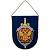 Вымпел с символикой ФСБ России малый вышитый 14х18 васильковый (4502065) - HAKKI