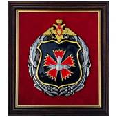 Плакетка ( панно ) Герб ГРУ ( Главное разведывательное управление ) ГШ ВС РФ 280 х320 (4406069) - ВОЕНТОРГ ТЫЛОВИК