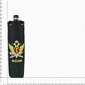Сумка для бутылки с символикой ФСИН России вышитая черная (4414027) - ВОЕНТОРГ ТЫЛОВИК