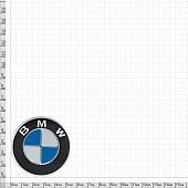 Наклейки на диски литые с логотипом автомобиля БМВ ( BMW ) D-56 мм серебристые (12050020) - ВОЕНТОРГ ТЫЛОВИК