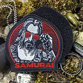 Нашивка ( шеврон патч patch ) тактическая SAMURAI вышитая на липуче 8х8 черная (2509869) - ВОЕНТОРГ ТЫЛОВИК