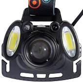 Фонарь P-G150-T6 налобный аккумуляторный 150000W zoom черный (3311706) - ВОЕНТОРГ ТЫЛОВИК