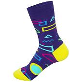 Носки SANTA SOCKS женские Геометрические фигуры фиолетовые (1216072) - ВОЕНТОРГ ТЫЛОВИК