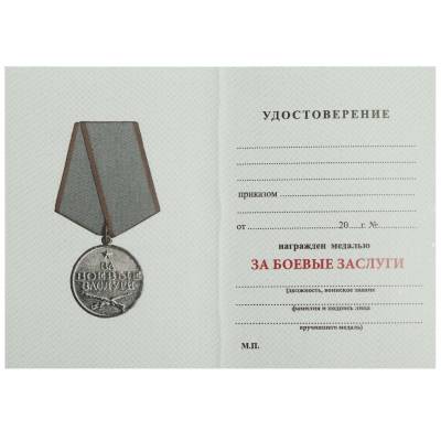 Медаль За боевые заслуги (2401921) - HAKKI.RU