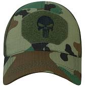 Бейсболка TAC тактическая Skull с липучками ( velcro лента контактная ) застежка липучка рип-стоп камуфлированная нато (1401119) - ВОЕНТОРГ ТЫЛОВИК