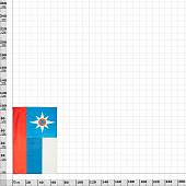 Флаг МЧС России представительский 70х105 (4702034) - ВОЕНТОРГ ТЫЛОВИК