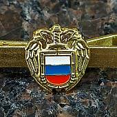 Заколка ( зажим закрепка ) для галстука ФСО России золотистая (2111986) - ВОЕНТОРГ ТЫЛОВИК