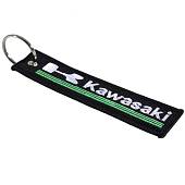 Брелок с символикой KAWASAKI ( КАВАСАКИ ) вышитый полоса ( лента ) 13х3 черный (4402980) - ВОЕНТОРГ ТЫЛОВИК