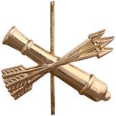 Эмблема ( знак ) петличная ( петлица ) ПВО золотая (2102065) - ВОЕНТОРГ ТЫЛОВИК