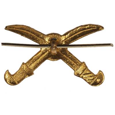 Эмблема ( знак ) петличная ( петлица ) Казачья золотистая (2102111) - HAKKI.RU