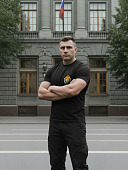 Футболка с символикой Академия ФСБ ( Федеральная служба безопасности ) России вышитая черная (1208282) - ВОЕНТОРГ ТЫЛОВИК
