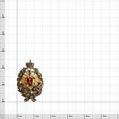 Знак нагрудный Гардемарин ( царский ) закрутка (2301858) - ВОЕНТОРГ ТЫЛОВИК