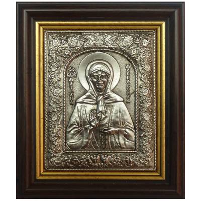 Плакетка ( панно ) Икона Святая Блаженная Матрона Московская 150х120 (4406308) - HAKKI.RU