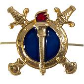 Эмблема ( знак ) петличная ( петлица ) Следственные органы ( Юстиция ) Полиция ОВД МВД России золотистая (2102030) - ВОЕНТОРГ ТЫЛОВИК