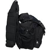 Сумка-органайзер TAC на плечо тактическая MOLLE черная (3310106) - ВОЕНТОРГ ТЫЛОВИК
