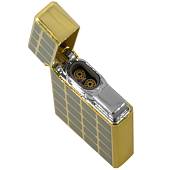 Зажигалка подарочная Lighter smoking set газовая золотисто-черная (4403957) - ВОЕНТОРГ ТЫЛОВИК