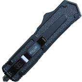 Нож складной MICROTECH автоматический выкидной Scrab 0885 D/E / Волк с чехлом черный (3913063) - ВОЕНТОРГ ТЫЛОВИК