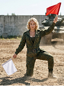 Комплект флажков сигнальных ( флажки сигнальные ) армейские военные красный / белый в камуфлированном чехле цифра зеленая (3317003) - ВОЕНТОРГ ТЫЛОВИК