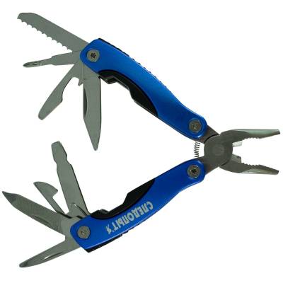 Инструмент многофункциональный ( Multi Tool ) СЛЕДОПЫТ мини 9 предметов синий (3304050) - HAKKI.RU