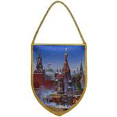 Вымпел мини в авто двухсторонний Герб Москвы / Собор Василия Блаженного (4501966) - ВОЕНТОРГ ТЫЛОВИК