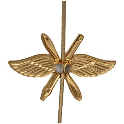 Эмблема ( знак ) петличная ( петлица ) ВВС России золотистая (2102086) - HAKKI.RU