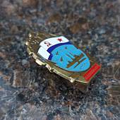 Знак нагрудный ВЕТЕРАН КТОФ и КАФ закрутка (2301520) - ВОЕНТОРГ ТЫЛОВИК
