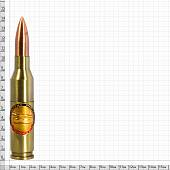 Зажигалка газоавя патрон с символикой Танковые войска России 140 мм золотистая (4403181) - ВОЕНТОРГ ТЫЛОВИК