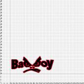 Наклейка на авто виниловая светоотражающая Bad Boy 13х6 (12016026) - ВОЕНТОРГ ТЫЛОВИК