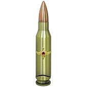 Зажигалка патрон с символикой ВВС СССР малая газовая золотистая (4403121) - ВОЕНТОРГ ТЫЛОВИК