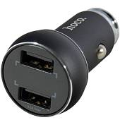 Автомобильное зарядное устройство HOCO ( ХОКО )  для телефона USB 2 разъема 3,1A max черное (11050013) - ВОЕНТОРГ ТЫЛОВИК