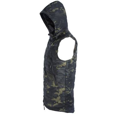 Жилет KEOTICA ( КЕОТИКА ) Маламут утепленный камуфлированный camo-multi черный (1103968) - HAKKI.RU
